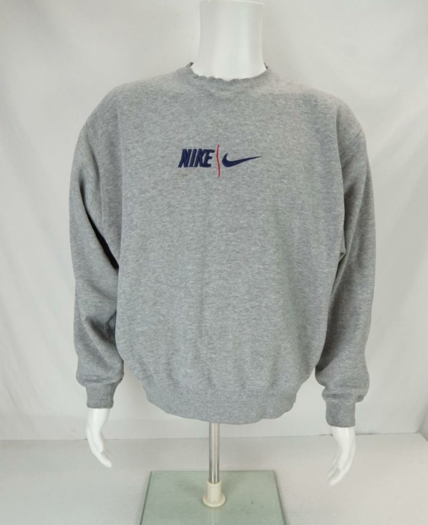 Vintage Nike Sweatshirt Center Swoosh Spell Out Pullover