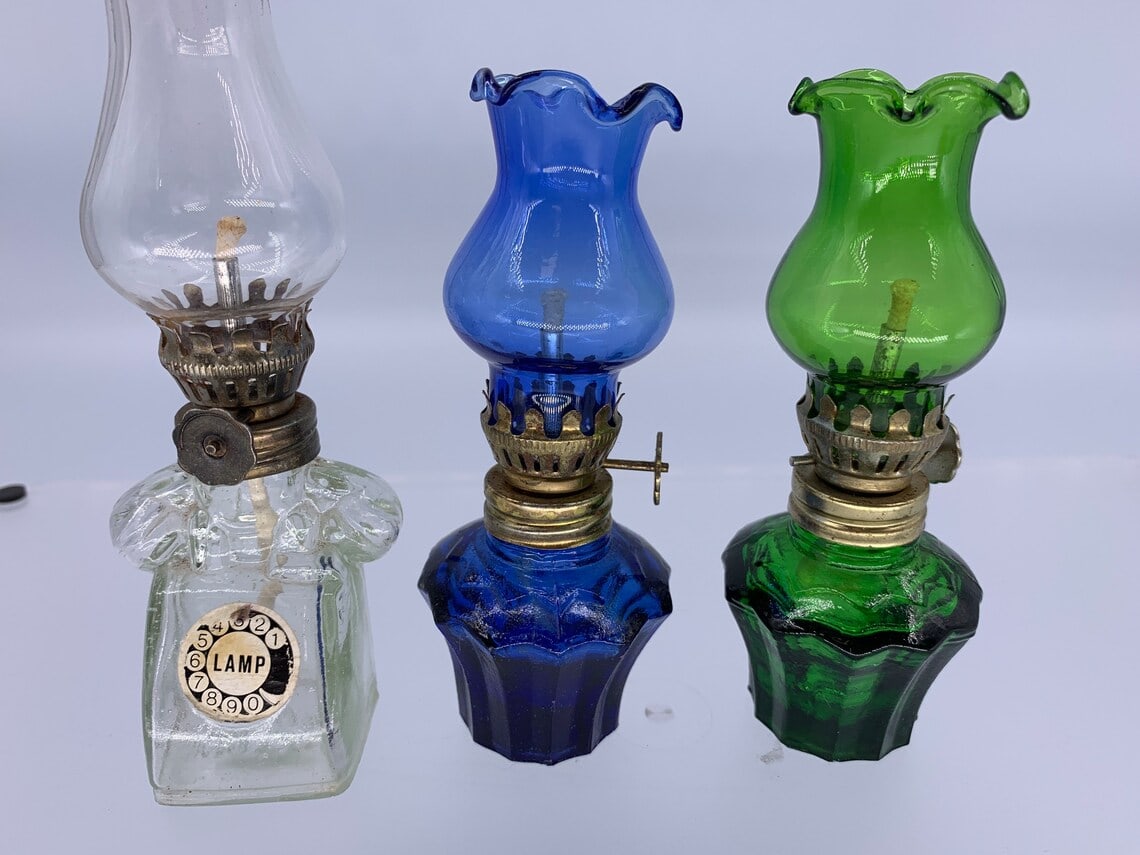 50 Antique Oil Lamps Available For Sale