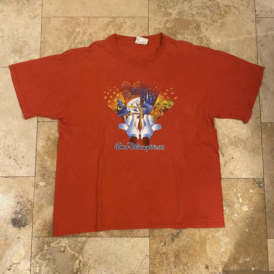 Vintage Walt Disney World T-Shirt Size 2XL