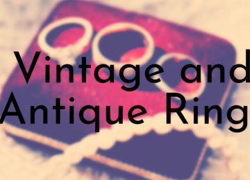 Vintage and Antique Rings