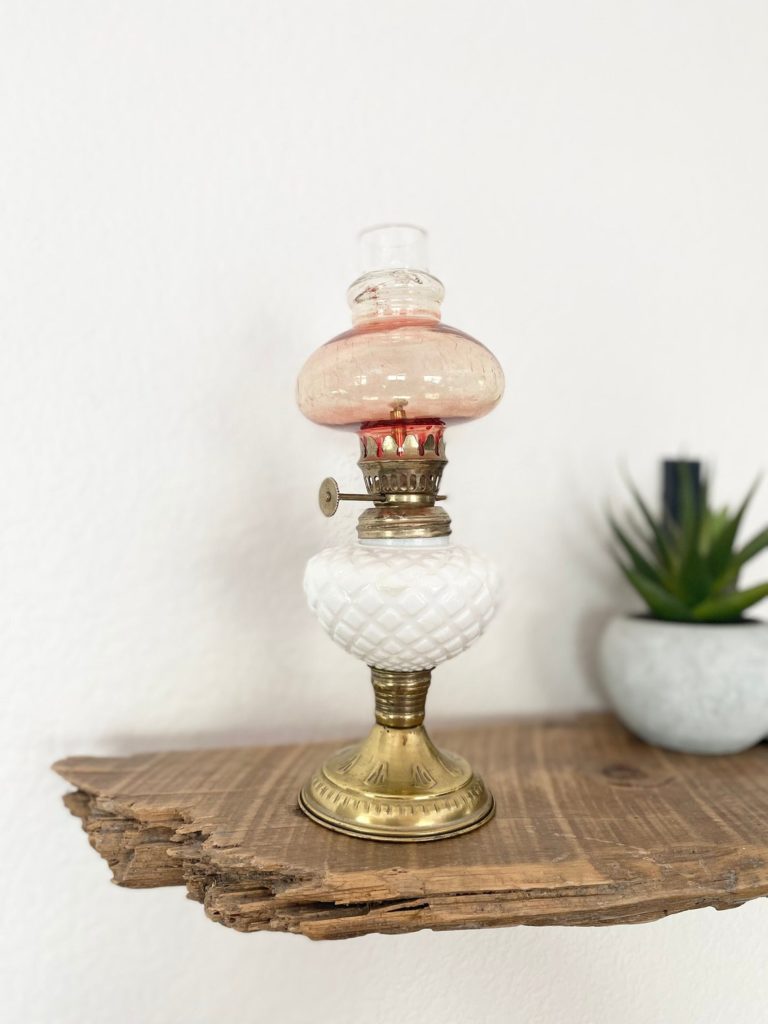 Vintage small oil lamp