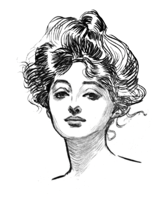 Gibson Girl Topknot