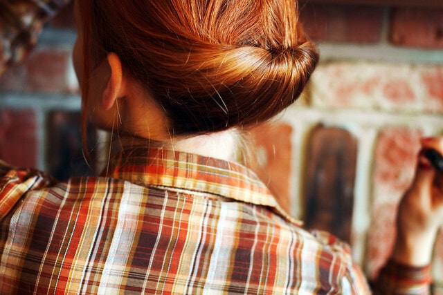 Gibson Girl Topknot