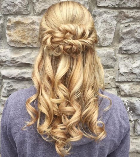 Half-Up Curls