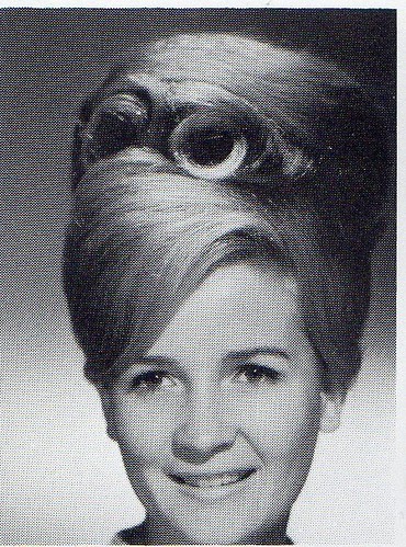 tall 1960s beehive hairdo | MUSE AI