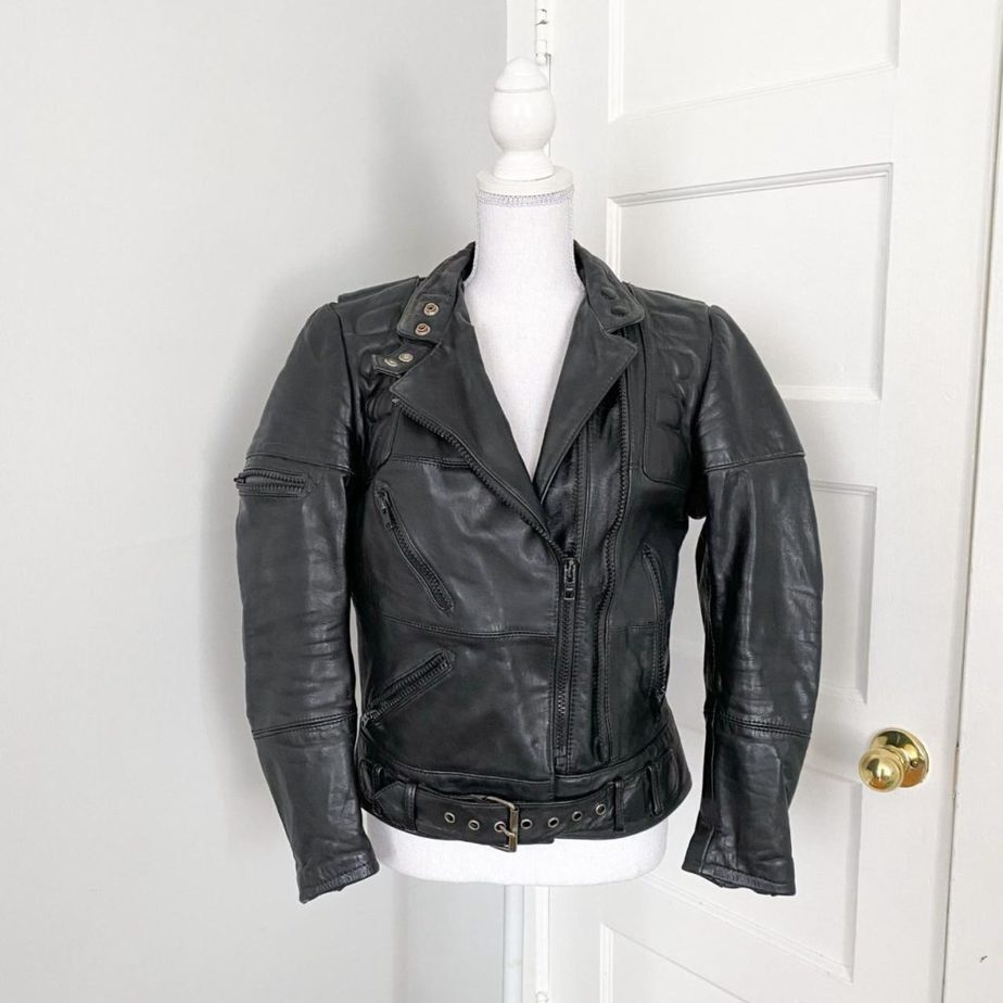 Hein Gericke for Harley Davison vintage leather motorcycle jacket