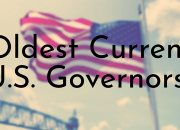 Oldest Current U.S. Governors