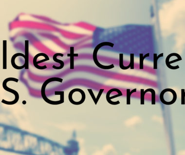 Oldest Current U.S. Governors