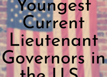 Youngest Current Lieutenant Governors in the U.S.