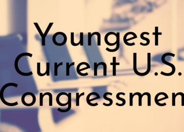 Youngest Current U.S. Congressmen