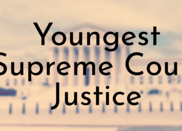 Youngest Supreme Court Justice