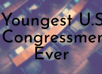 Youngest U.S. Congressmen Ever