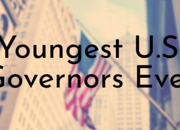 Youngest U.S. Governors Ever