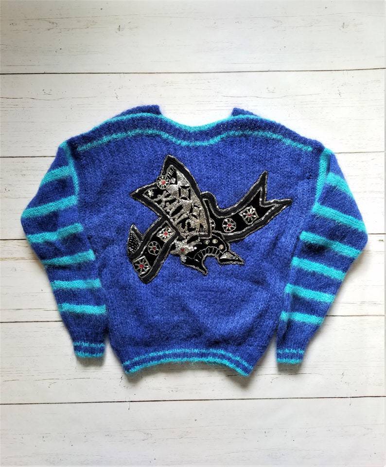 Kansai Yamamoto Beaded Sweater