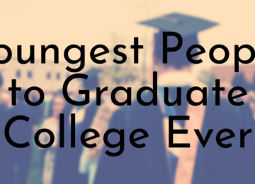 Youngest People to Graduate College Ever