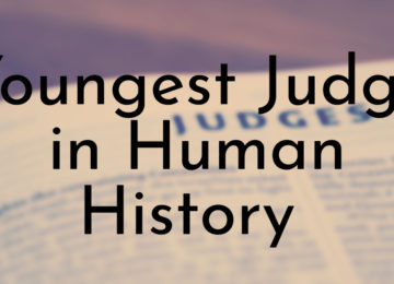 Youngest Judge in Human History