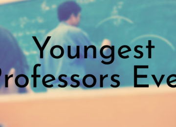 Youngest Professors Ever