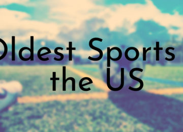 Oldest Sports in the US