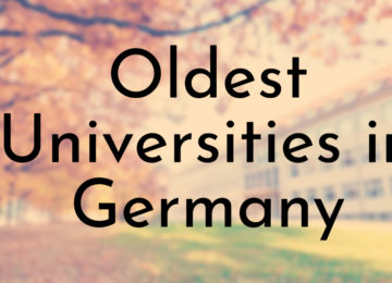 Oldest Universities in Germany