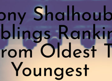 Tony Shalhoub’s Siblings Ranking From Oldest To Youngest