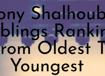 Tony Shalhoub’s Siblings Ranking From Oldest To Youngest