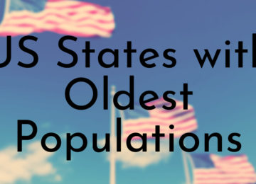 US States with Oldest Populations