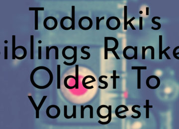 Todoroki's Siblings Ranked Oldest To Youngest
