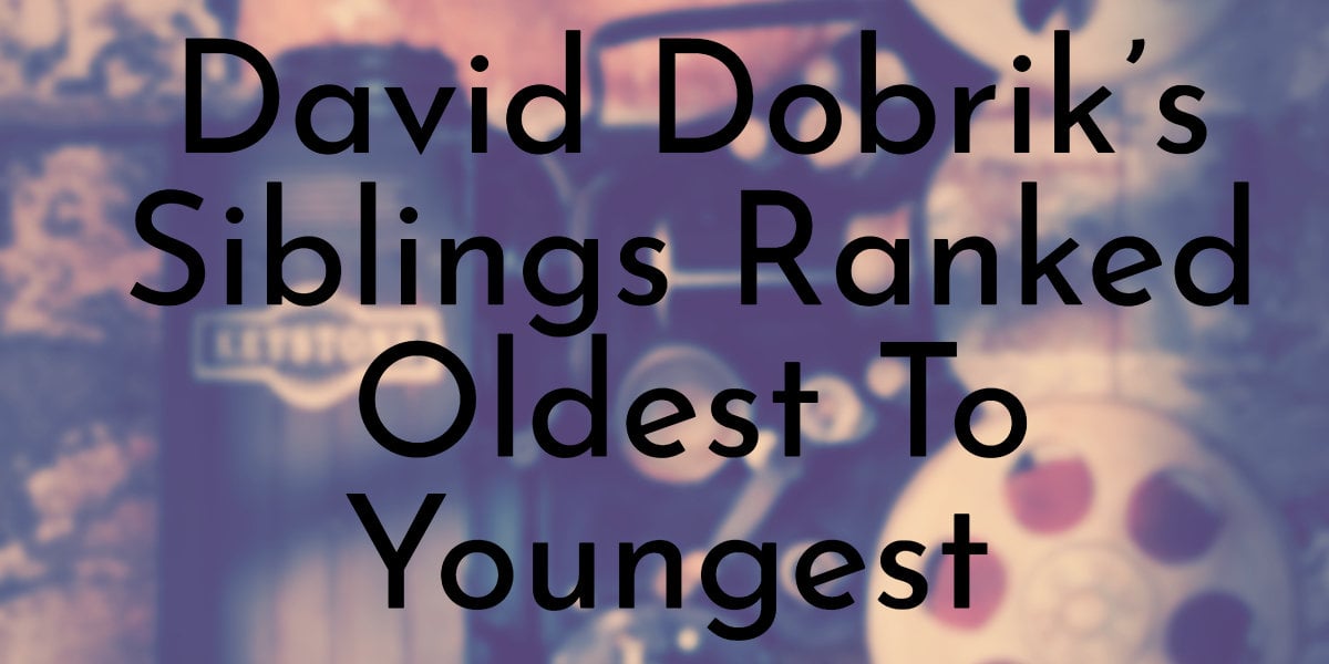 3 David Dobrik’s Siblings Ranked Oldest To Youngest