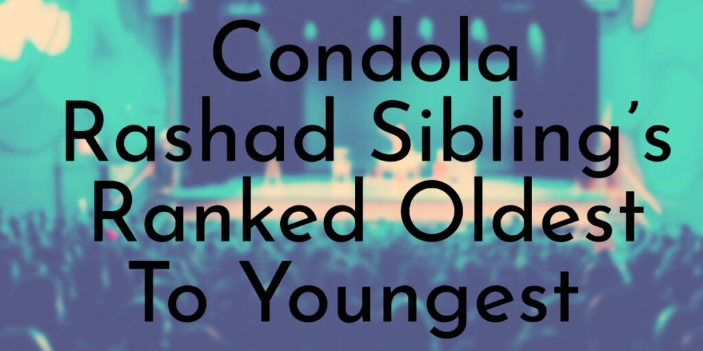 Condola Rashad's 5 Sibling’s Ranked Oldest To Youngest Oldest