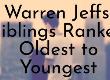 Warren Jeffs’ Siblings Ranked Oldest to Youngest