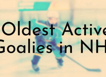 Oldest Active Goalies in NHL
