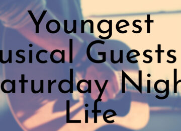 Youngest Musical Guests in Saturday Night Life