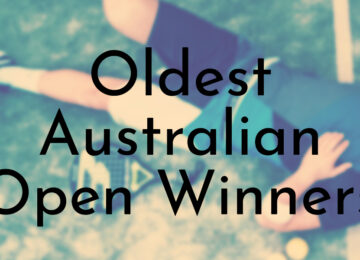 Oldest Australian Open Winners