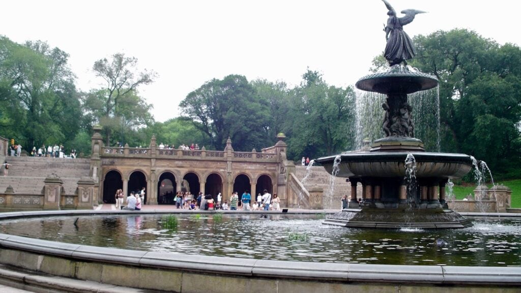 The Bethesda Fountain in the USA