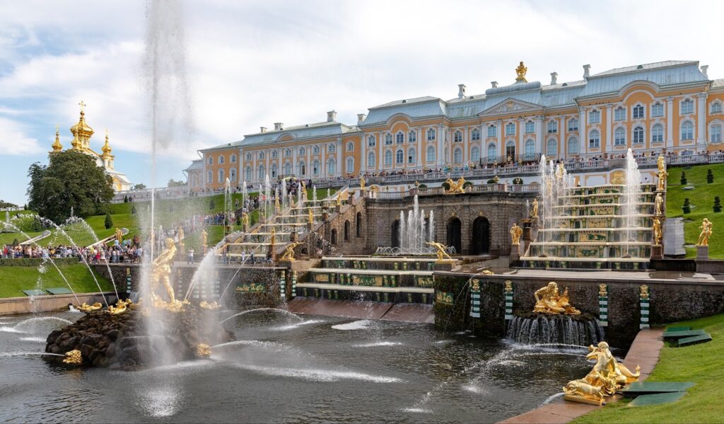 The Peterhof Fountains, Russia 