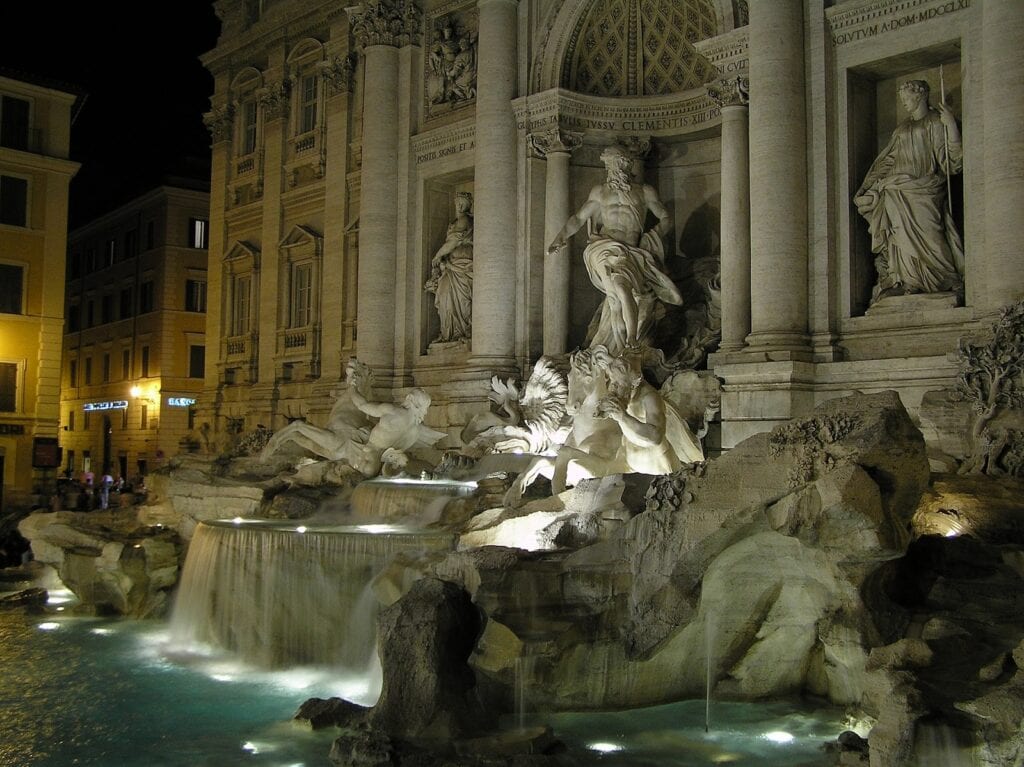 The Roman Fountains, Italy