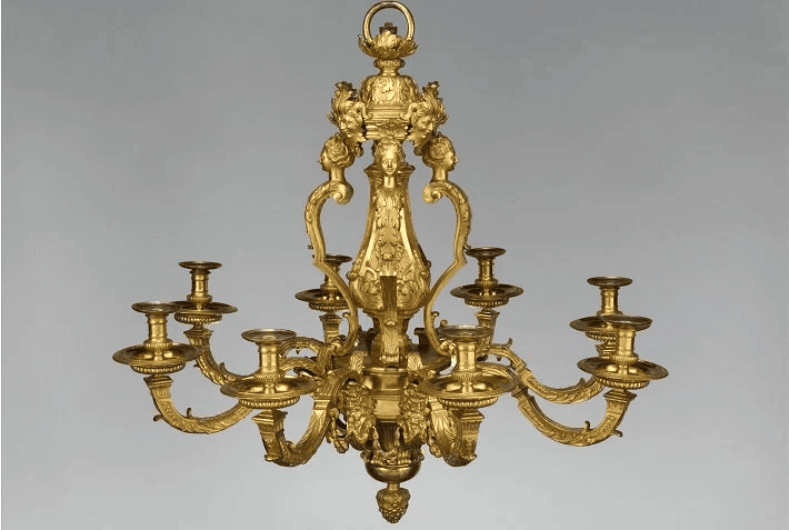 Baroque period ormolu chandelier (17th century)