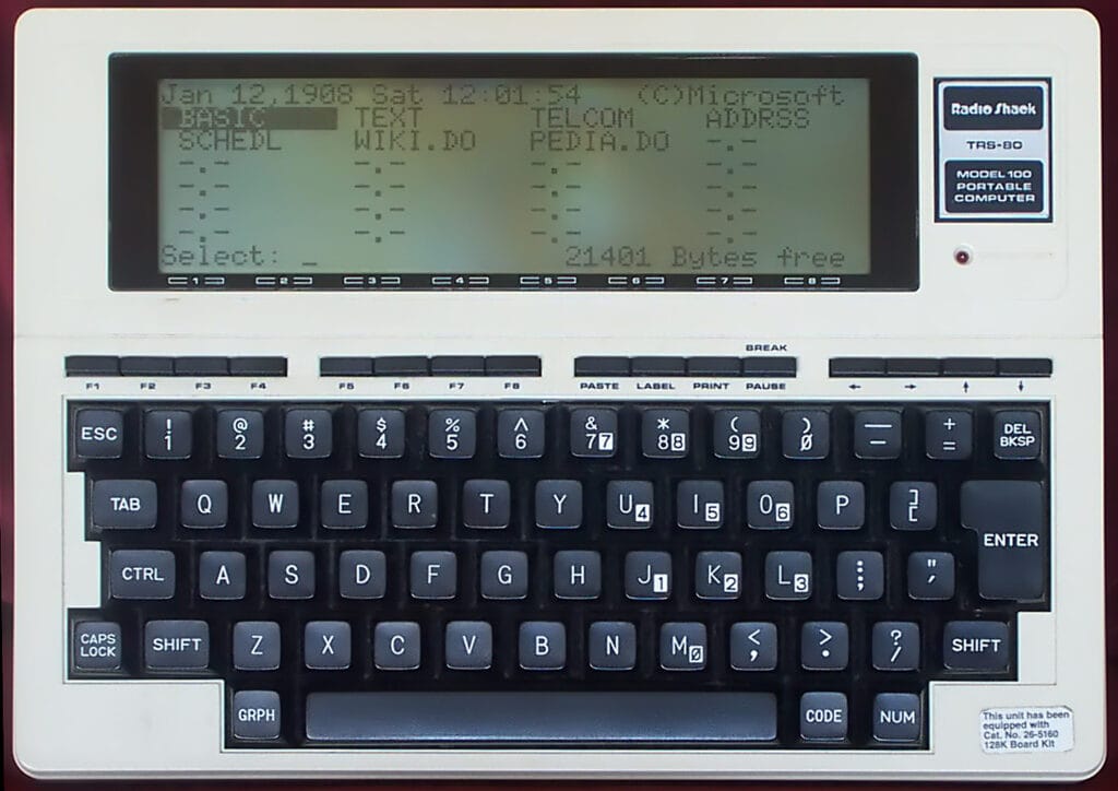 TRS-80 Model 100 (1983)