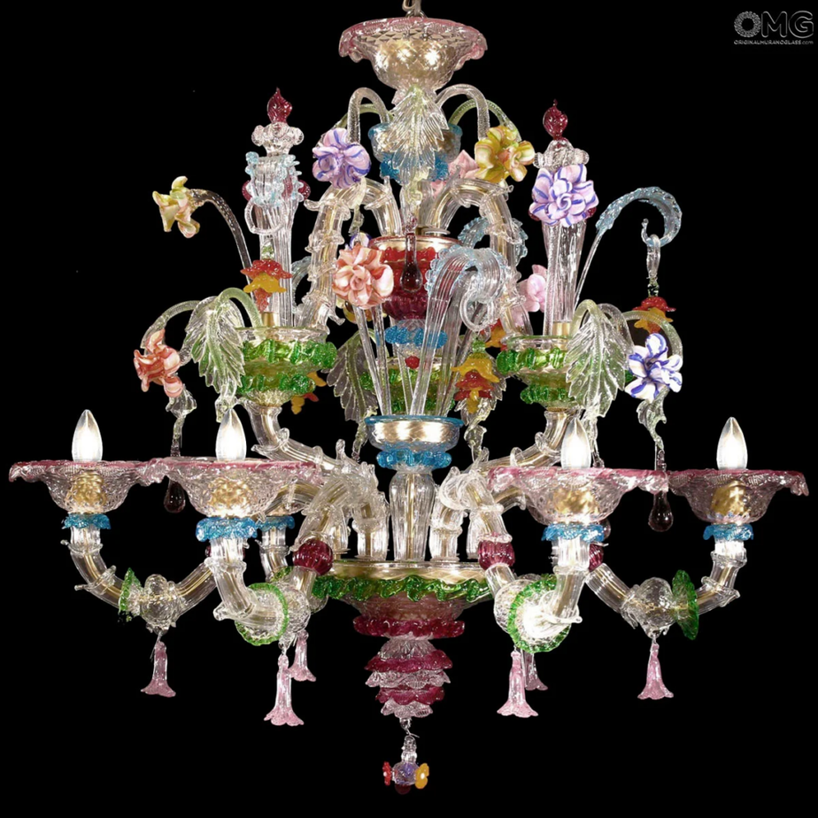 Venetian Murano glass chandelier (18th Century)