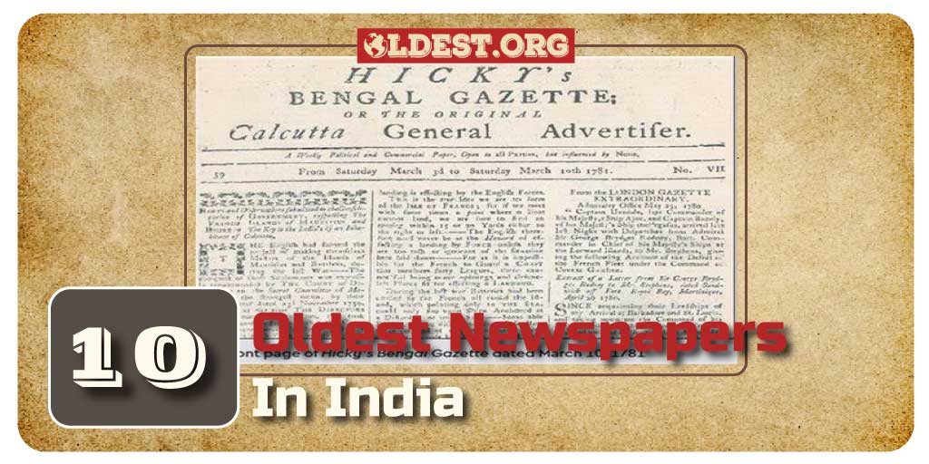 Oldest Newspapers in India