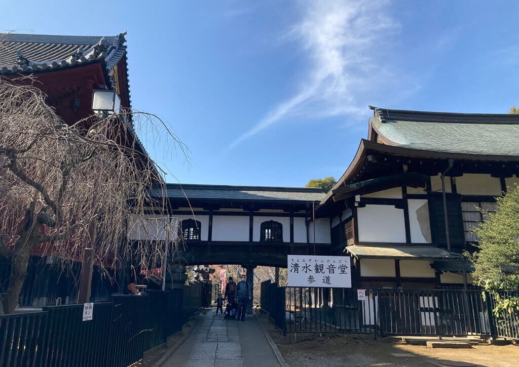 Kiyomizu Kannon-do of former Kan'ei-ji Temple (1632)