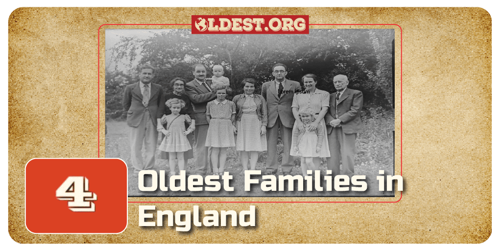 Oldest Families in England