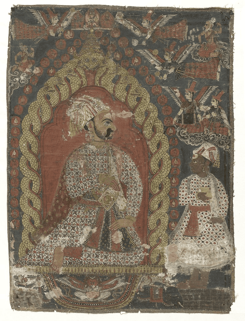 Painting of Bhupatindra Malla