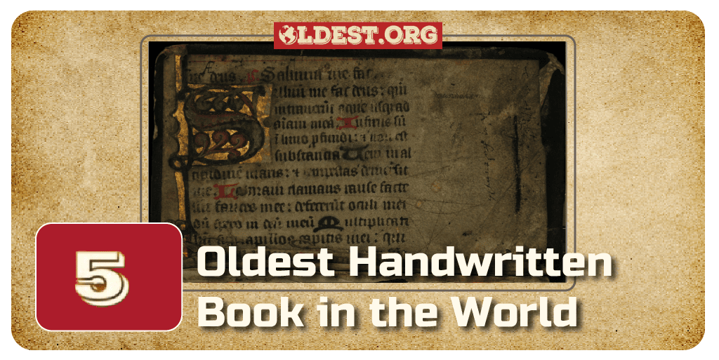 5 Oldest Handwritten Book in the World