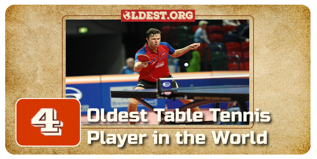 4 Oldest Table Tennis Players in the world