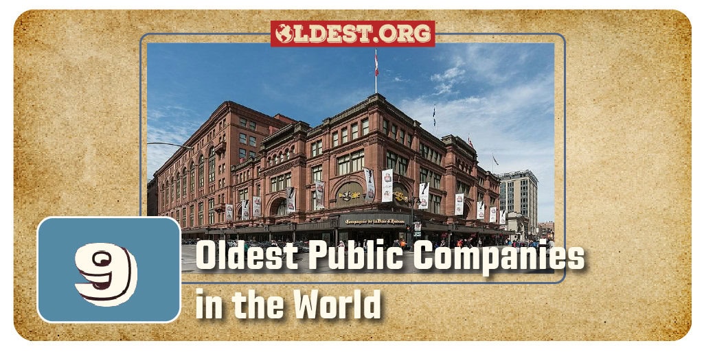 9 Oldest Public Companies in the World