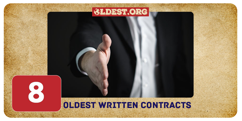 Oldest Written Contracts