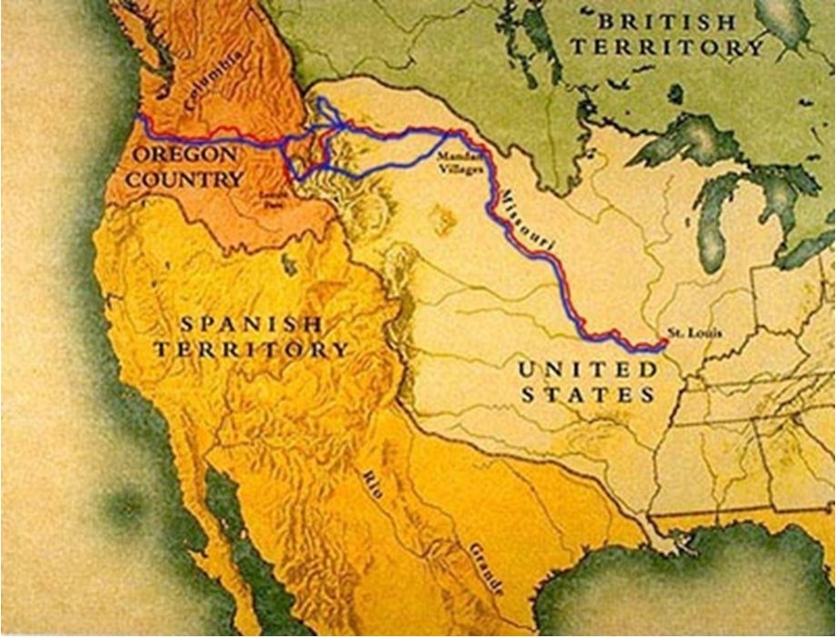 Lewis and Clark Expedition Map