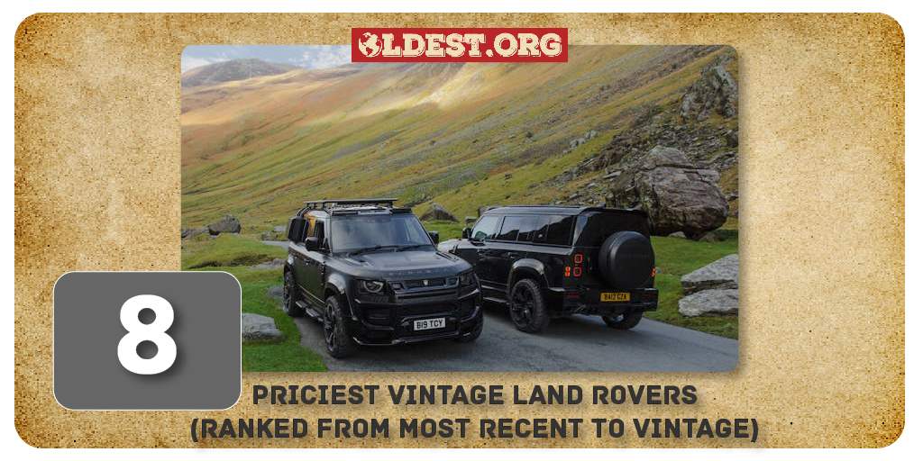8 Priciest Vintage Land Rovers - Oldest.org