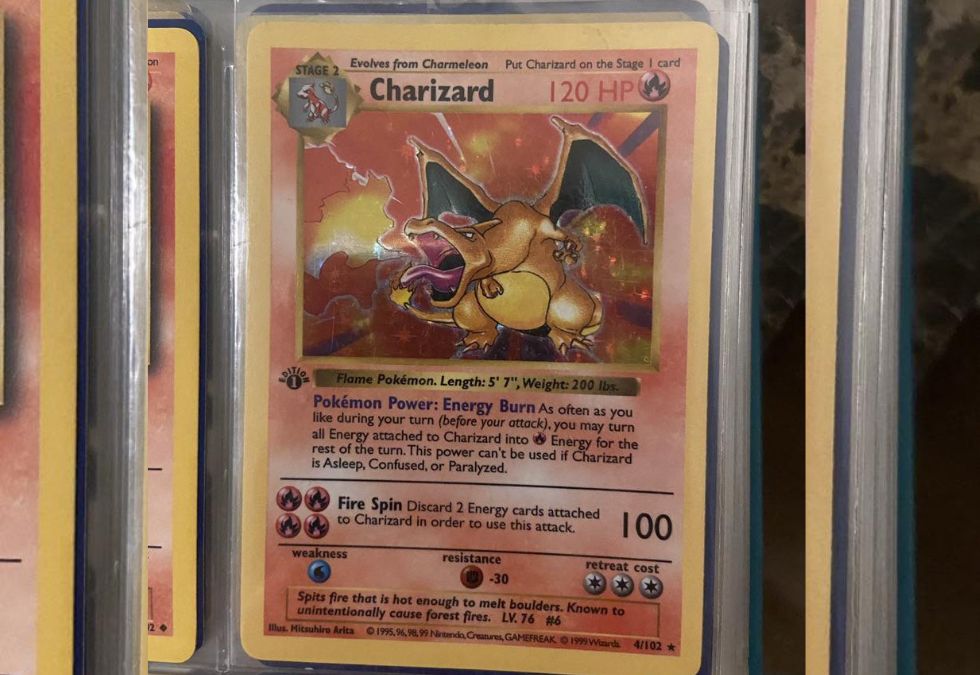 Pokémon First Edition Shadowless Charizard
